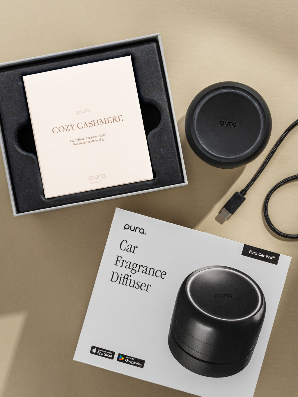 Cozy Cashmere Car Set - Bring Freshness Into Every Room