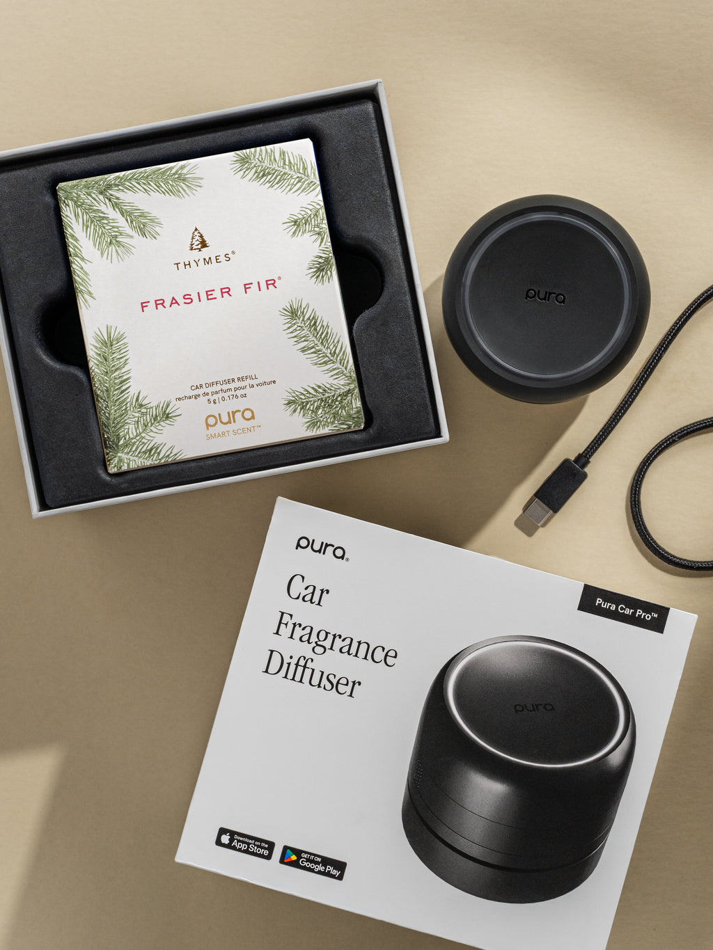 Frasier Fir Car Set - Add Scent to Your Routine