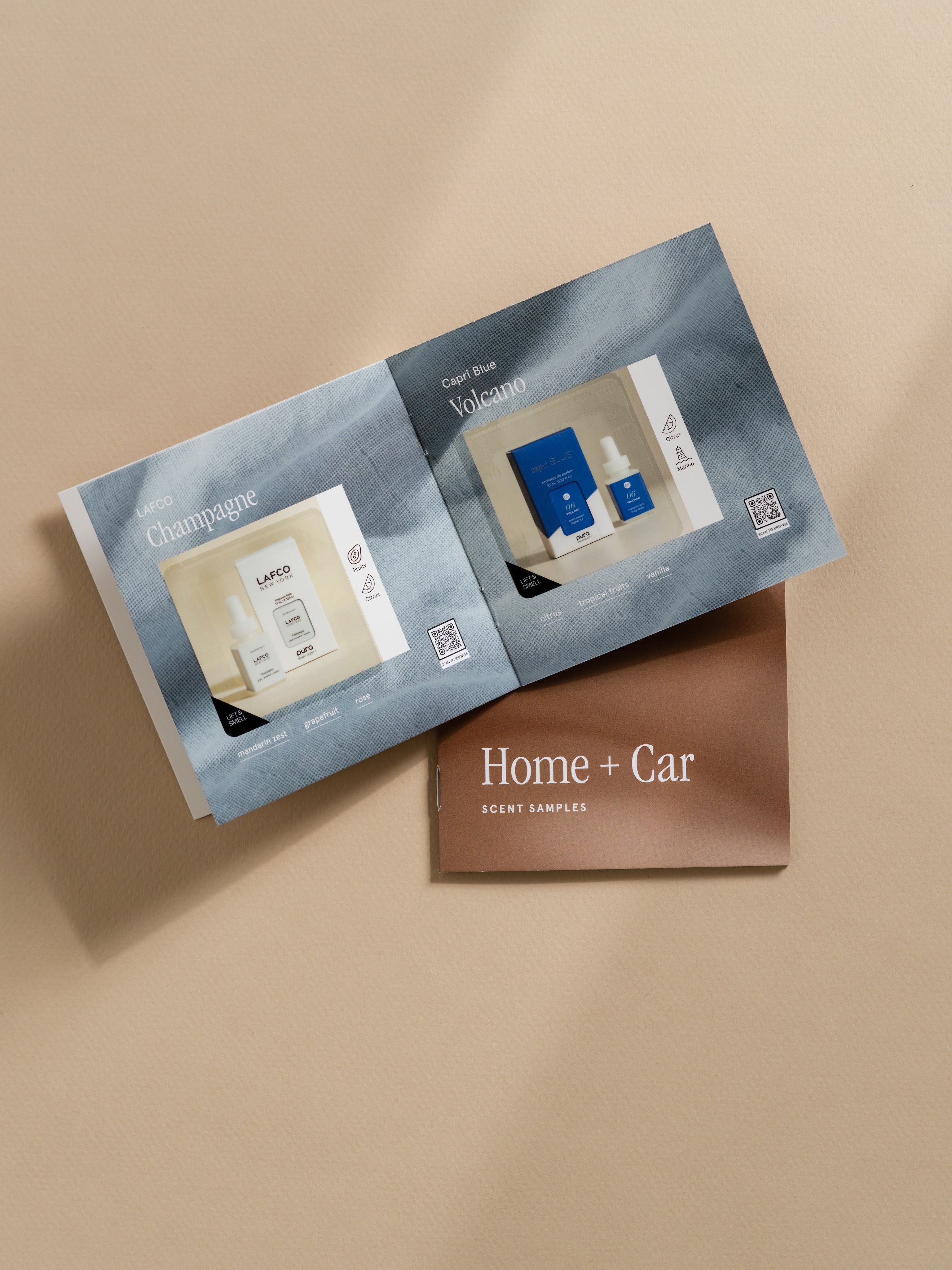 Home & Car Scent Sample Booklet - Bring Scent Into Every Corner